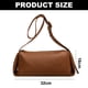 thumbnail image 2 of Bolso de axila de temperamento popular, bolso de señora simple de moda, bolso de viaje de un solo hombro de cuero de PU marrón, 2 of 5