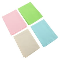 WHAMVOX  4 Pcs Embroidery Fabric Needlework Sewing Supplies Linen Cloth