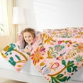 thumbnail image 4 of Feelyou Cartoon Tribal Floral Full Size Comforter Sets, Mandala Boho Bedding Sets, 3pcs, 4 of 8