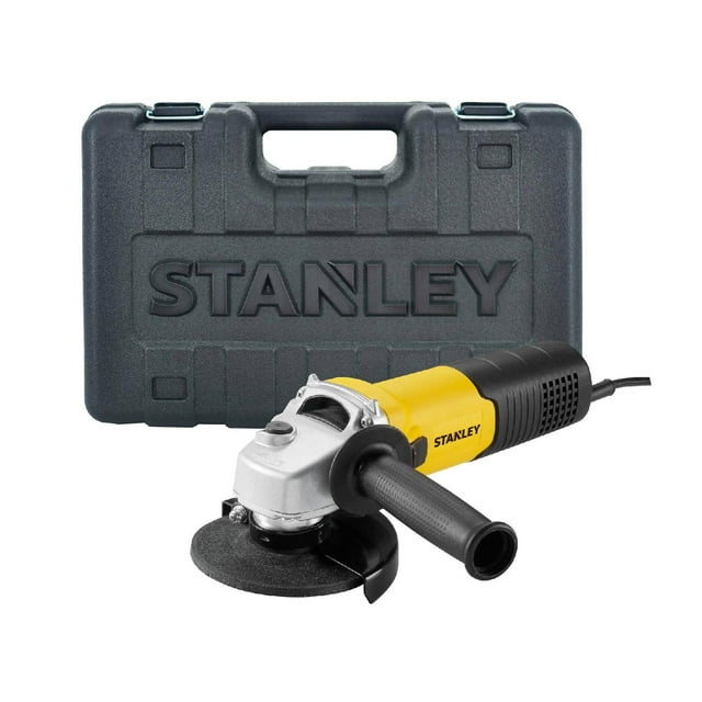 Esmeriladora Angular Stanley 1050 W SGS1045K-B3 con Estuche y 2 Discos Diamantados