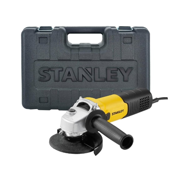 Esmeriladora Angular Stanley 1050 W SGS1045K-B3 con Estuche y 2 Discos Diamantados