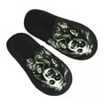 thumbnail image 3 of Pantuflas de espuma viscoelástica suaves para mujer, estilo Tim Burton, con suela antideslizante, cálidas y cómodas, con la película de terror Beetlejuices personalizada, 3 of 5