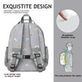 thumbnail image 4 of Bohemian Style Backpack Abstract Floral School Bag for Students, Lightweight, Adjustable Chest Strap, Perfect for Nursery, , or Gift, 4 of 5