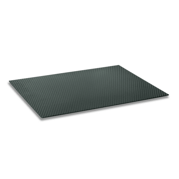 Black Matte Metal Counter/Table Protector Mat/Trivet by Range Kleen (14"X17")