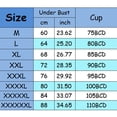 thumbnail image 3 of TTUHYWXI Scalloped Wirefree Bras for Women Full Coverage No Underwire Everyday Bras Comfortable Wireless Padded Bras Seamless (Light Pink, 5XL), 3 of 6