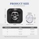 thumbnail image 3 of Balery Black White Hat Skull Parasol para parabrisas de coche de 2 piezas | Parasol plegable para parabrisas delantero de coche para la mayoría de sedanes-Large, 3 of 6