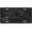 Black Rose, variant on Vanity Plate Cover with The Petite Daisy Design, Novelty Car Tag, Aluminum Metal, 4-Hole, 6 x 12 Inch