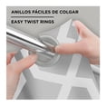 thumbnail image 3 of Cortina de Ducha Hotel Style de Tela Celta Gris 178x183 cm, 3 of 4