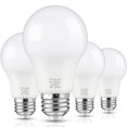 thumbnail image 1 of Bombillas LED Maylaywood A19, 9 W, 5000 K, 850 lm, E26, paquete de 4, 1 of 9