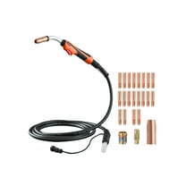 VEVOR 250Amp Mig Welding Gun with 15FT Cable, Compatible with Millermatic 200, 210, 212, 250, 250X, 251, 252 Welders, Suitable for 0.030", 0.035" and 0.045" Welding Wires