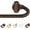 Bronze, variant on Wrap Around Curtain Rods,Curtain Rods , Adjustable Blackout Curtain Rod Set ,Room Darkening Single Window Rod,Metal Hidden Curved Drapery Rods