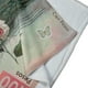 thumbnail image 5 of Cobija Manta FRAZADA Juana Gallo Diseño de Billete de 100 con Mariposas Ultra Suave y ligera, 5 of 6