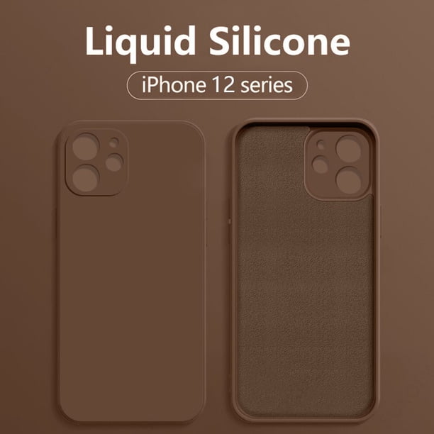 Funda cuadrada de silicona líquida para iPhone 13 14 12 11 Pro Max Mini XS Max X XR 14 7 8 Plus SE 2020, funda fina y suave, fundas originales Tan Jianjun unisex