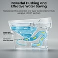 thumbnail image 4 of SOTOMO Smart Toilet with Bidet, Heated Seat, Warm Water Wash, Air Dryer, Auto Flush, Auto Open & Close Lid, Nightlight, Remote Control, Knob & Foot Kick Control, Power Outage Flush, 4 of 10
