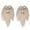 Golden 2pc, variant on SanGlyptic Crystal Gold Tassel Shoulder Epaulett Rhinestones Appliques Patches Water Drop Stitch Sewing Shoulder Accessories