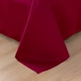 thumbnail image 2 of Mocassi 1500 Thread Count Pack of 6 Flat Sheet,Twin , Burgundy, 2 of 3