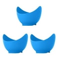 thumbnail image 1 of bedienty 4Pcs Egg Poacher Silicone Egg Poaching Cup Non-stick Pancake Cooking Boiler Kitchen Tool Blue 3Set, 1 of 6