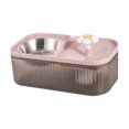 thumbnail image 1 of Cat and Dog Water Dispenser Food Bowl Two-In-One Automatic Circulation Smart, 1 of 8