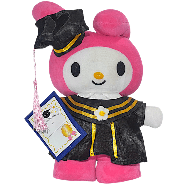 MUÑECO DE PELUCHE MY MELODY VESTIDA DE GRADUADA
