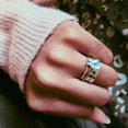thumbnail image 4 of Stackable Rotating Butterfly Ring Band Ring For Women Costume Jewelry Matching Size: 8, 4 of 4