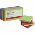 thumbnail image 2 of Universal Office Products 35632 Ultra Sticky Note Pads, 3" X 3", Assorted, 100 Sheets/pad, 12 Pads/pack, 2 of 6