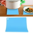thumbnail image 2 of Insulation Pad Food Grade Silicone Pad AntiScalding Thickened Microwave Oven Mat for Kitchen Use(Blue ), 2 of 5