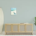 thumbnail image 2 of Stupell Industries Seagull on Sandy Shore Soft Tranquil Beach Scene, 16 x 20,Design by Kathleen Broaderick, 2 of 5