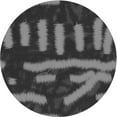 thumbnail image 1 of Ahgly Company Tapis d'Intérieur Rond Lavable en Machine Transitionnel Charbon Noir, 7 Pieds Rond, 1 of 7