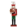 thumbnail image 3 of Figura de Cascanueces de 14 pulgadas, juguete decorativo navideño, figura de Cascanueces para chimenea, decoración de escritorio navideña coleccionabl Estilo D, 3 of 8