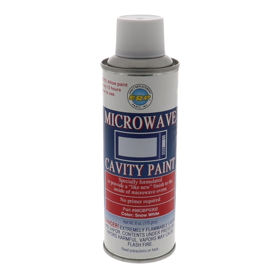 Appliance Factory Parts MICROWAVE OVEN CAVITY PAINT IN SNOWWHITE 98QBP0302