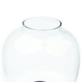 thumbnail image 3 of Northlight Glass Pedestal Hurricane Pillar Candle Holder - 17.75" - Black, 3 of 6