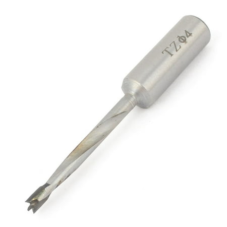 Unique Bargains Parts Carbide Tipped Brad Point 4mm Cutting Dia Drill Bit for Wood