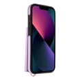 thumbnail image 4 of ELEHOLD Wallet Case for iPhone 13, PU Leather Flip Case with Crossbody & Wrist Strap,Full Protection Case with Card Slots & Kickstand,Purple, 4 of 11