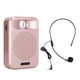 thumbnail image 4 of Amplificador de voz portátil Micrófono recargable Altavoz Radio Soporte Tarjeta de memoria Rosa, 4 of 5
