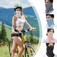 thumbnail image 3 of Unisex Face Scarf Breathable Ice Silk UV Sun Protection Mask Soft Adjustab, 3 of 8