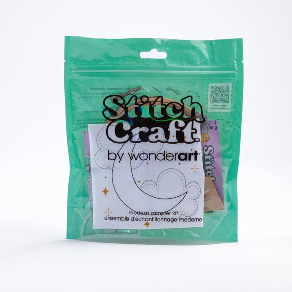 WonderArt Modern Sampler Kit Embroidery Kit - AMONGST THE STARS