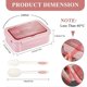 thumbnail image 3 of Fiambrera Bento KAIYANG de material PP5 grado alimenticio 1400 ml 3 compartimentos color rosa, 3 of 5
