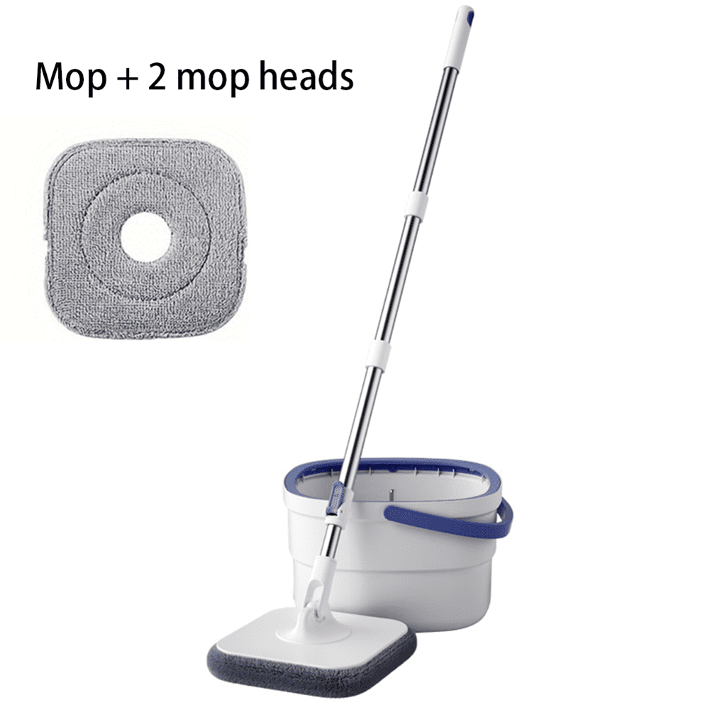 Folding mop set household kitchen bathroom floor mop with bucket cleaning tool