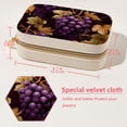 thumbnail image 5 of Thanksgiving Grapes Velvet Portable Jewelry Stand with Removable Compartment – Display Case, Organizer, and Gift, 5 of 7