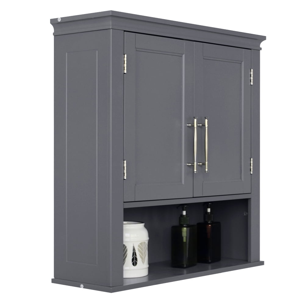 Winado Double Door Bathroom Wall Gray