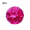thumbnail image 3 of Baohd 2 Pieces Cheerleading Hand Ball Sports Match Cheerleader Handheld Party Solid Color Portable Club Gym Cheering Rose Red, 3 of 9
