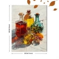 thumbnail image 3 of Oil & Vinegar Bottles Canvas Print Wall Art for Kitchen Dining Room Bar Restaurant, 3 of 8