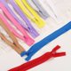 thumbnail image 4 of Uxcell 10Pack 23.6" Cremalleras de Bobina de Nylon, Cremalleras de Extremo Cerrado #3 para Chaquetas, Azul Marino, 4 of 7