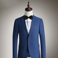 thumbnail image 3 of Pajarita negra ajustable Dapper para ocasiones formales 2 piezas, 3 of 8