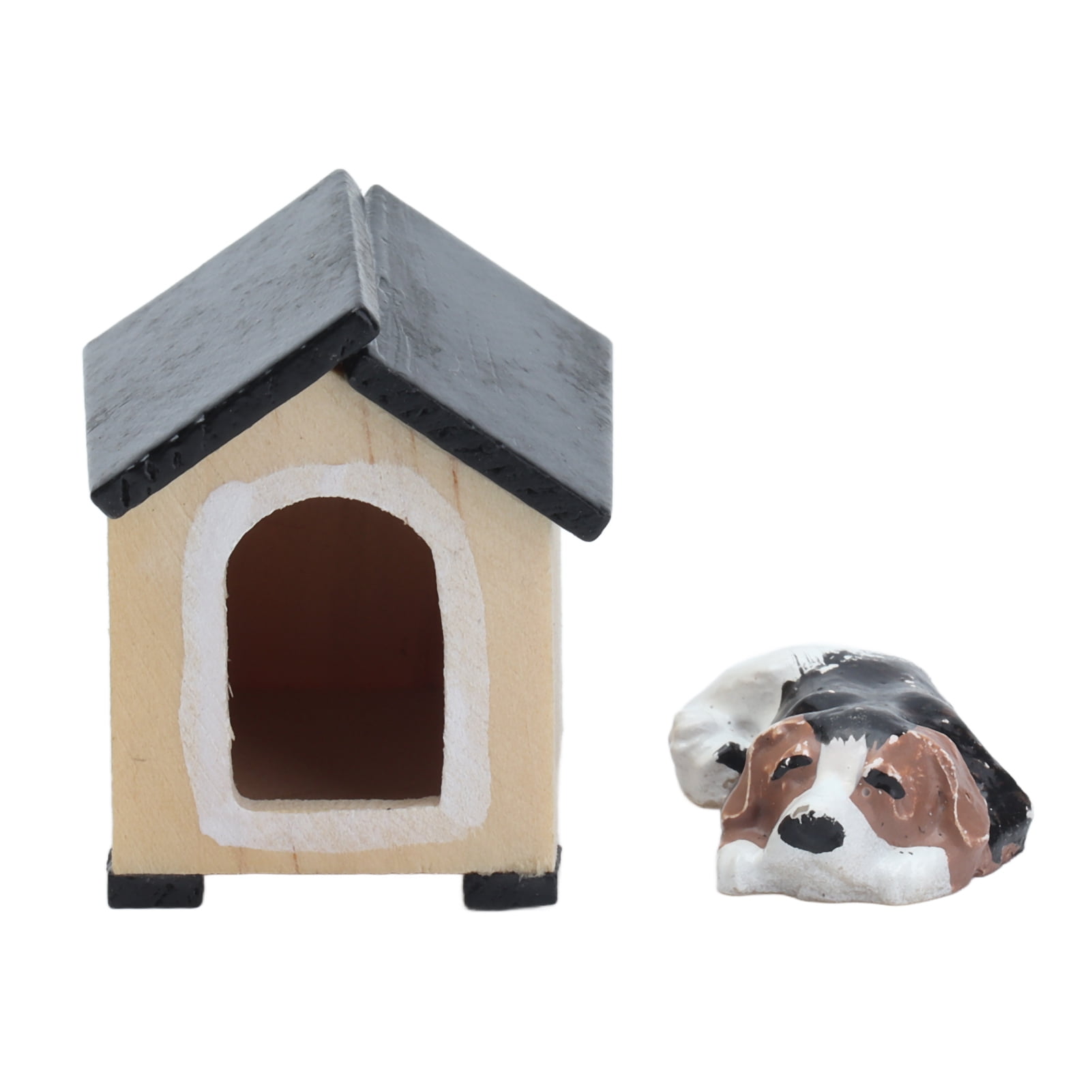 Dollhouse Dog Kennel, Dollhouse Animal Kennel Playset Lifelike For