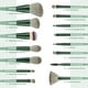 thumbnail image 5 of DUAIU Set de 15 Pinceles de Maquillaje - Brochas Kabuki y Ojos Sintéticas Premium para Base, Rubor y Labios - Asa Cónica Verde con Bolsa de Felpa, 5 of 7