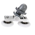 thumbnail image 1 of veasfak Double Wheeled Replacement Shower Door Roller Runner Wheel 25mm Diameter, 1 of 9