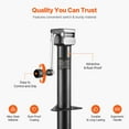 thumbnail image 4 of KFFKFF A-Frame Trailer Jack, 5000 lbs Dynamic Load Capacity, Trailer Jack Stand with Handle & Rectangular Footpad, 15-inch Vertical Travel, Suitable for RV, Horse, 4 of 9