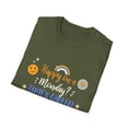 thumbnail image 4 of Happy On Monday Smiles Flowers Rainbow Tshirt and More, 4 of 6