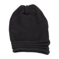 thumbnail image 3 of Gorro de Invierno Informal, Gorro a Prueba , Tejido Suave, Transpirable, de Gran Tamaño para Caminar, Ciclismo Al Aire Libre, Hombres , negro Salvador Sombrero, 3 of 6
